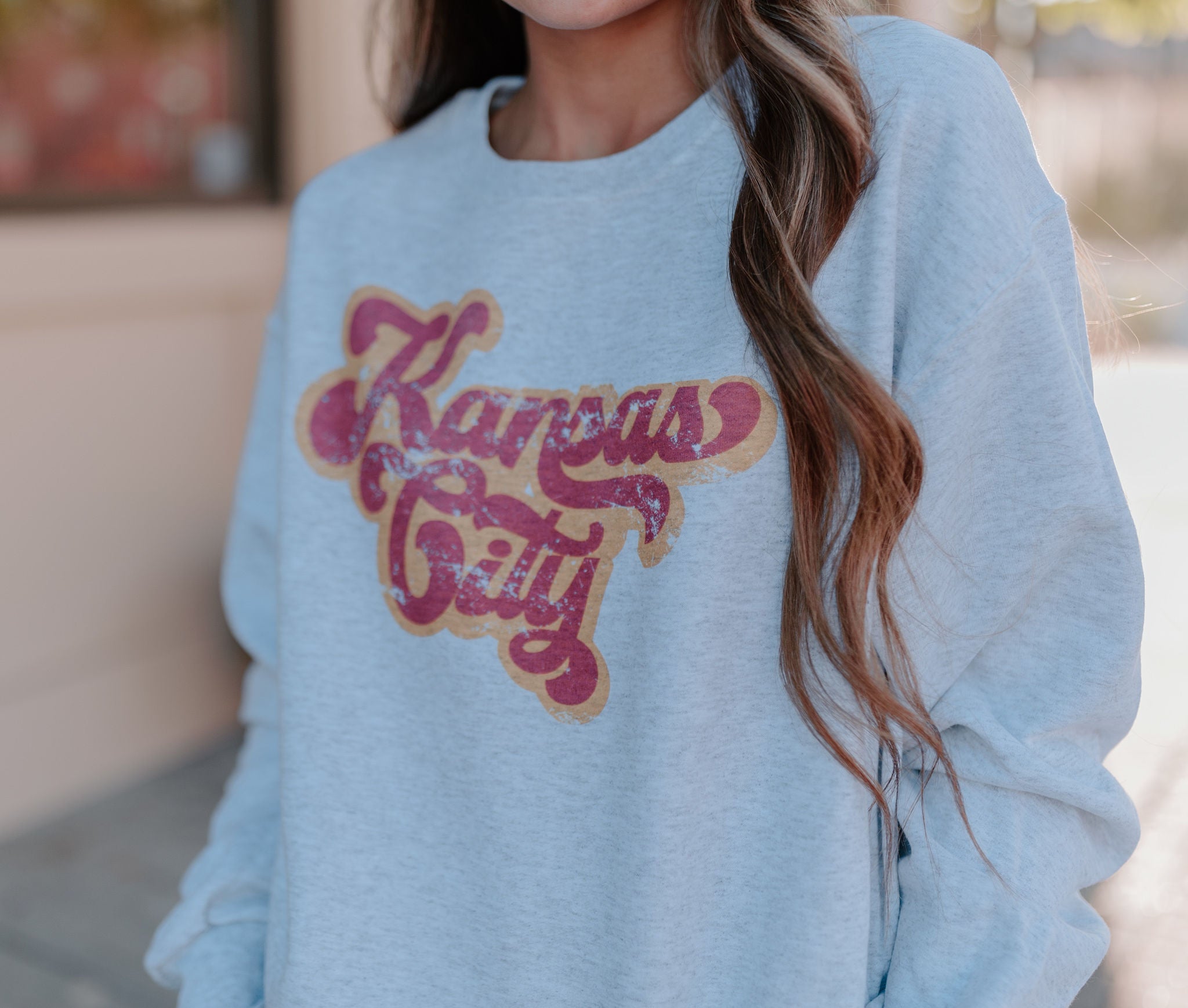 SimplySplendidStudio Kansas City Sweatshirt, KC Sweatshirts, Cute Kansas City Shirts for Women, Retro Kansas City Sweater, Long Sleeve Kansas City Shirt, KC Tees