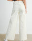 Cream Wide Leg Pants