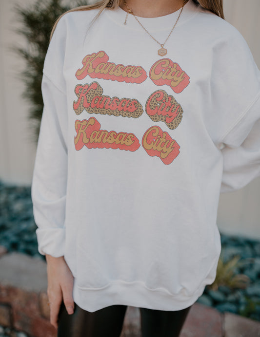 Leopard Kansas City Crewneck